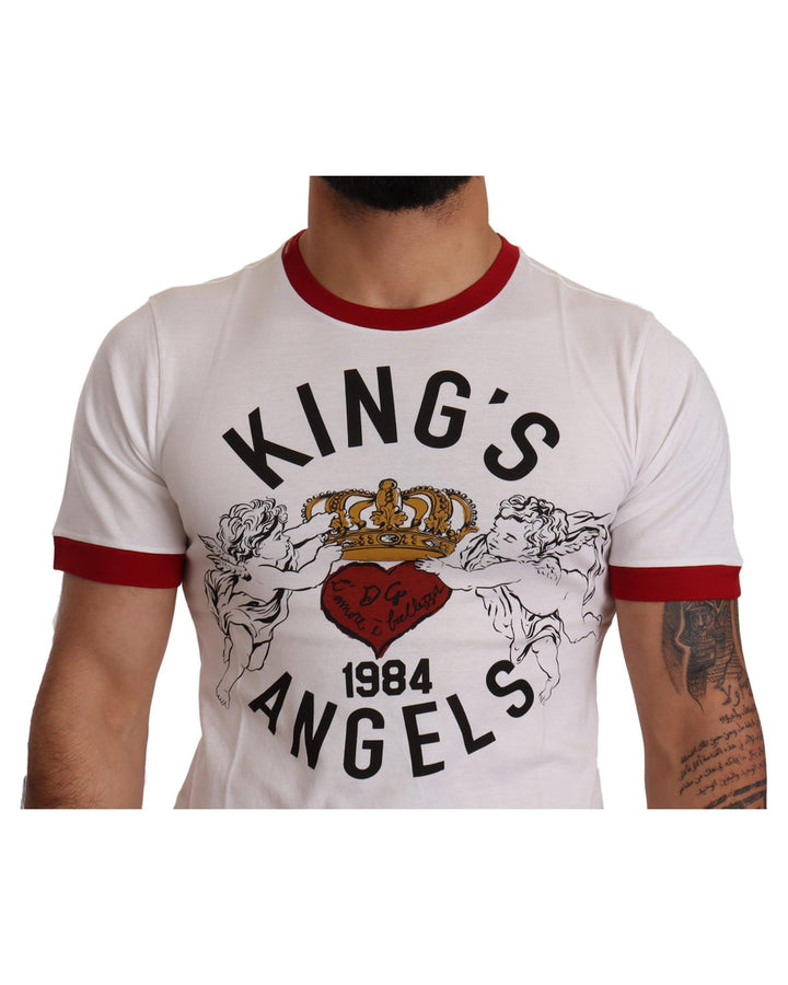 KINGS ANGELS T-shirt by Dolce & Gabbana 44 IT Men