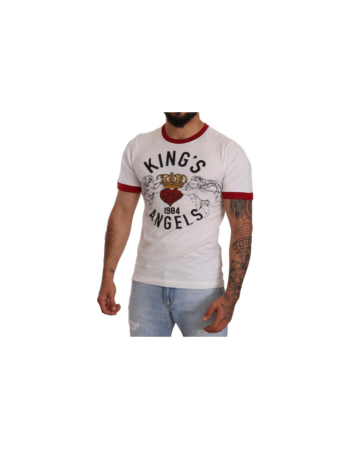 KINGS ANGELS T-shirt by Dolce & Gabbana 44 IT Men