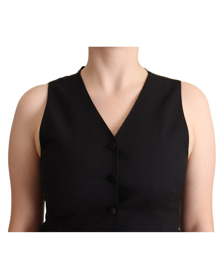 Gorgeous Dolce & Gabbana Vest Top with Button Fastening 36 IT Women