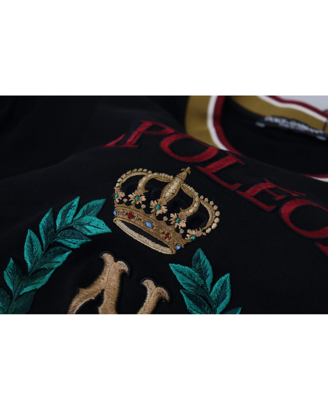 Authentic Dolce & Gabbana Logo Embroidered Short Sleeve T-Shirt 44 IT Men