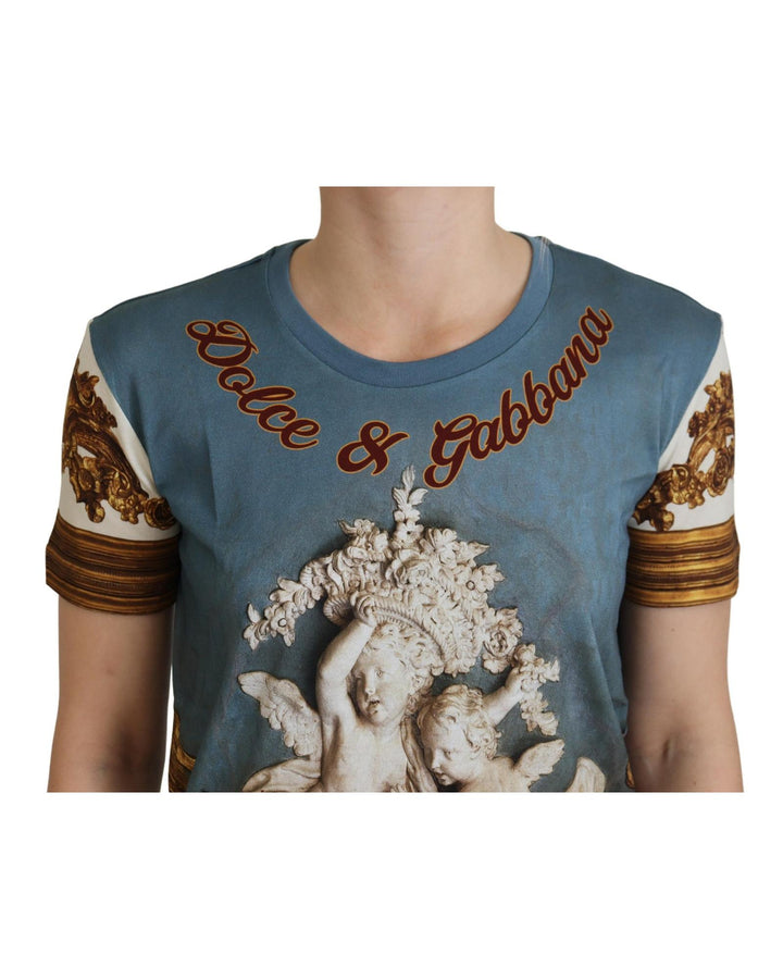 Stunning Dolce & Gabbana DG Logo Angel Print Top 36 IT Women