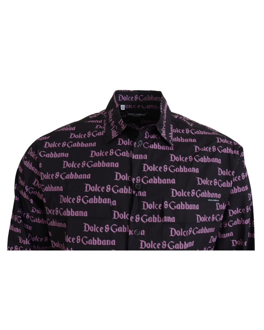 Dolce & Gabbana 100% Cotton Dress Casual Shirt with Front Button Closure 41 IT Men