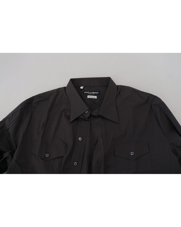 Dolce & Gabbana Sicilia Dress Formal Shirt 42 IT Men