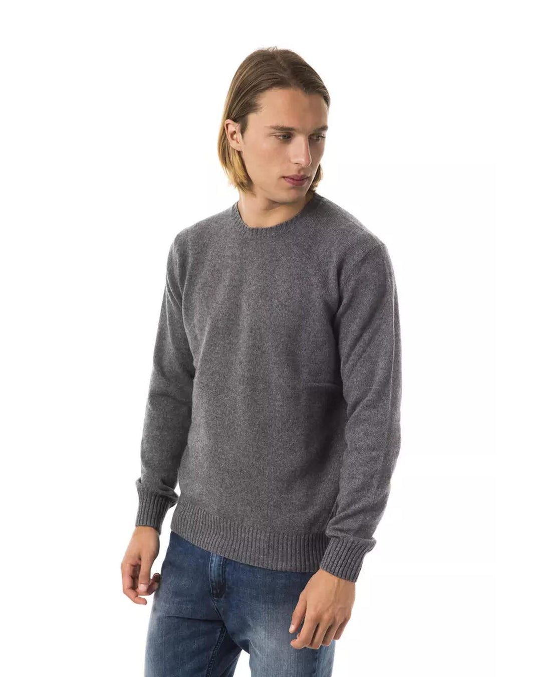 Embroidered Crew Neck Sweater XL Men