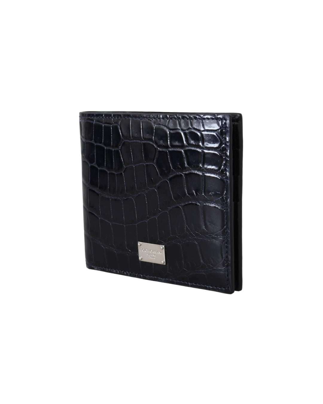 Dolce & Gabbana Crocodile Leather Bifold Wallet One Size Men