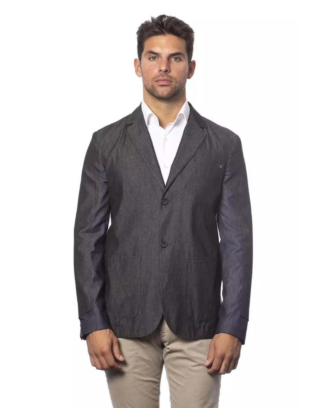 Structured Wool Blend Blazer 48 IT Men