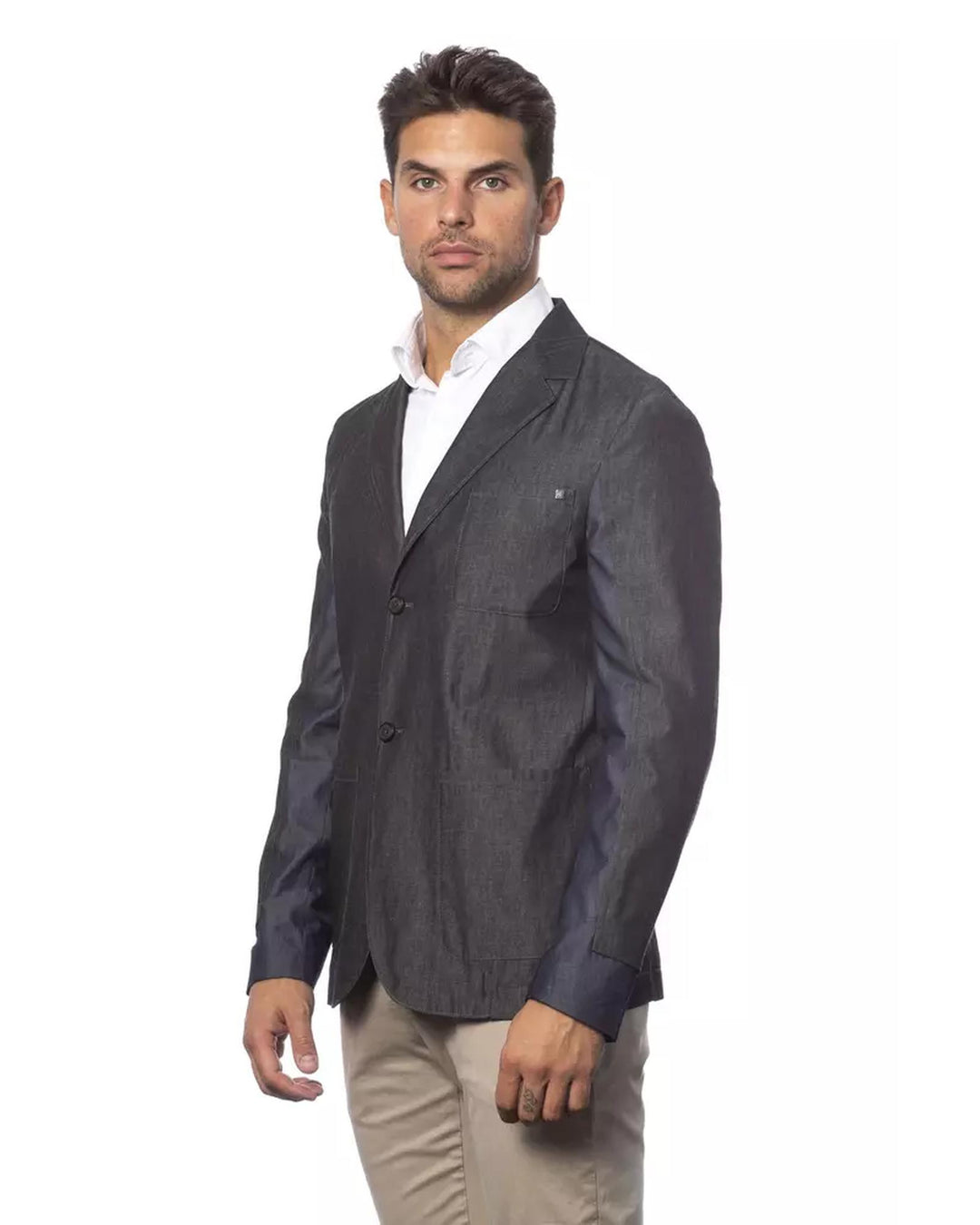 Structured Wool Blend Blazer 48 IT Men