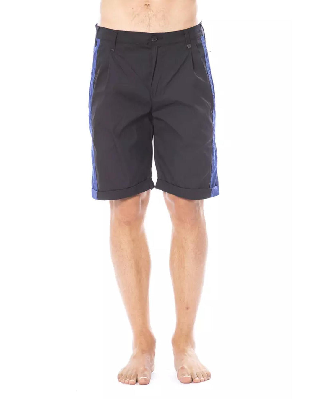 Cotton Blend Casual Shorts with Drawstring Waist W32 US Men