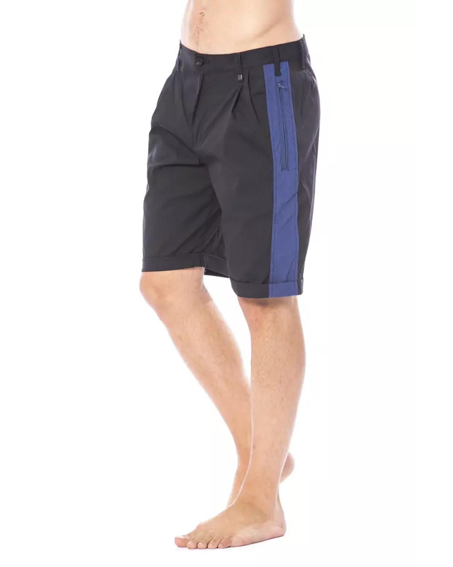 Cotton Blend Casual Shorts with Drawstring Waist W32 US Men