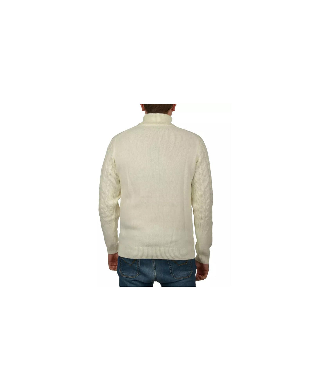 Zee Cable Stitch Turtleneck Sweater 3XL Men