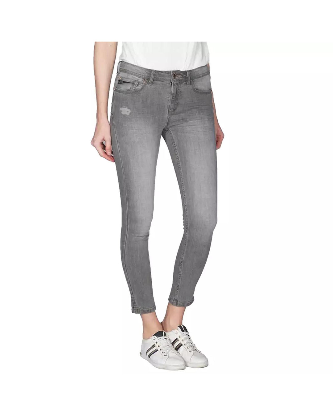 Womens Push-Up Jeggings with Ruined Effect Details W27 US Women