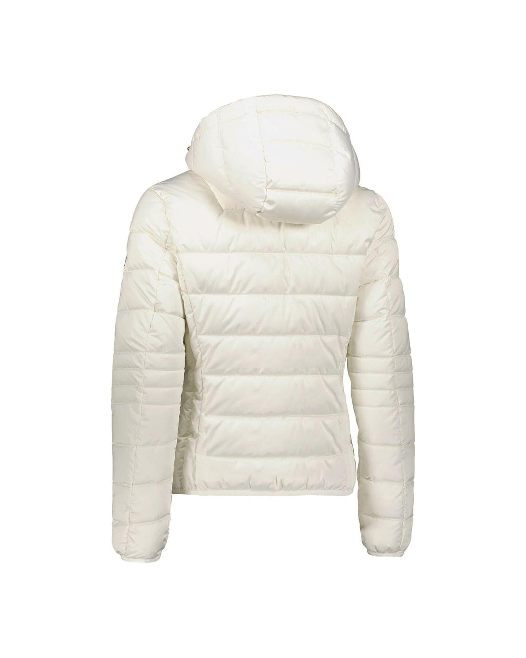 Short Down Jacket with Zip Closure and Hood XL Women