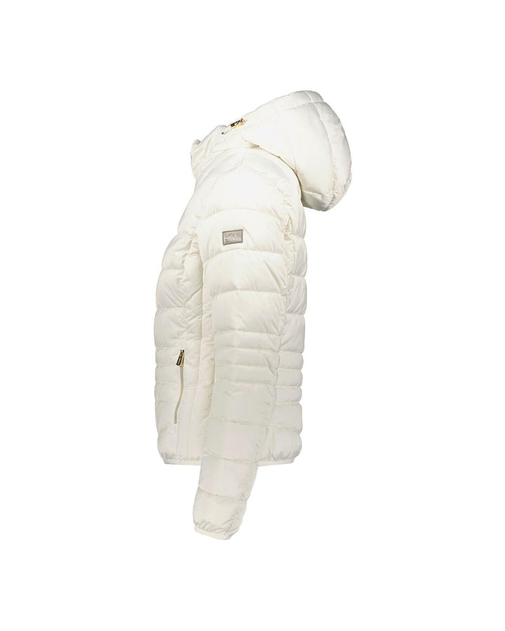 Short Down Jacket with Zip Closure and Hood XL Women