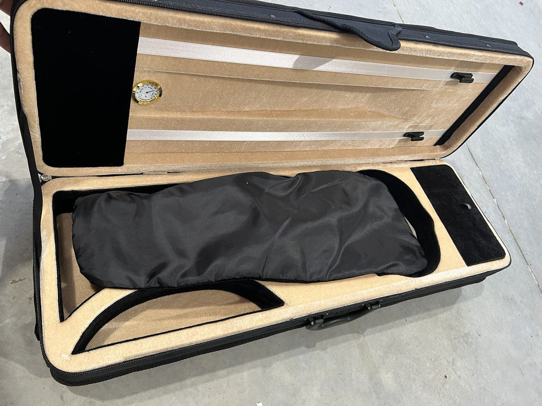 4/4 Violin Case With Thickened 1200D black Oxford cloth, wear and dirt resistant