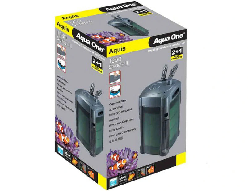 Aqua One Aquis 1250 Series II Canister Filter 1400L/H