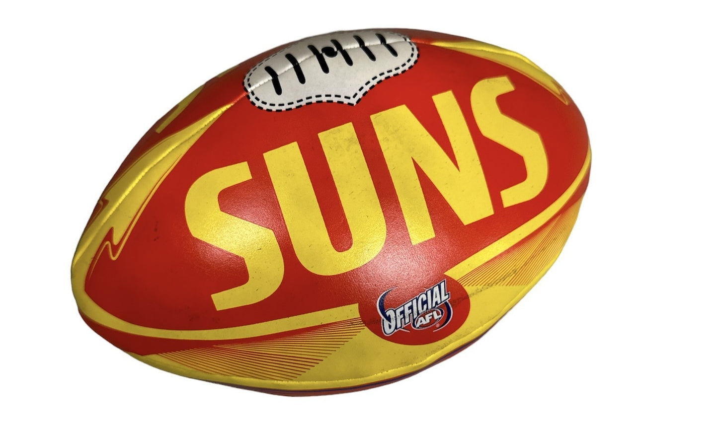 Gold Coast Suns AFL Footy 8" Soft Touch Stress Ball Football