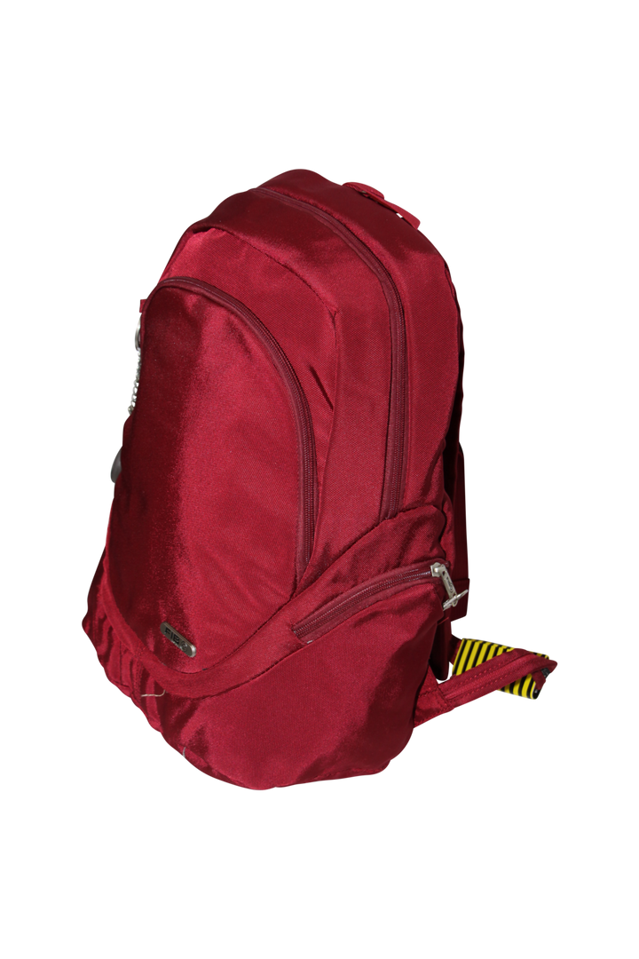 FIB Mens Backpack Travel Rucksack Shoulder Bag - Burgundy