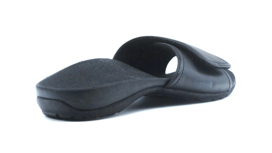 Axign Orthotic Slides Slip On Thongs Slippers Flip Flops - Black - EUR 39 (Mens UK6/Ladies US8)