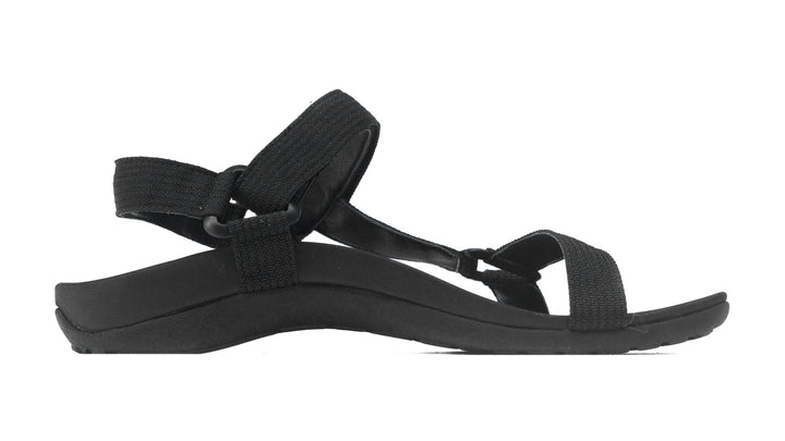 ARCHLINE Unisex Viva Orthotic Sandals Foot Pain Relief w Strap Shoes - Black - EUR 46 (Mens UK13/Ladies US15)