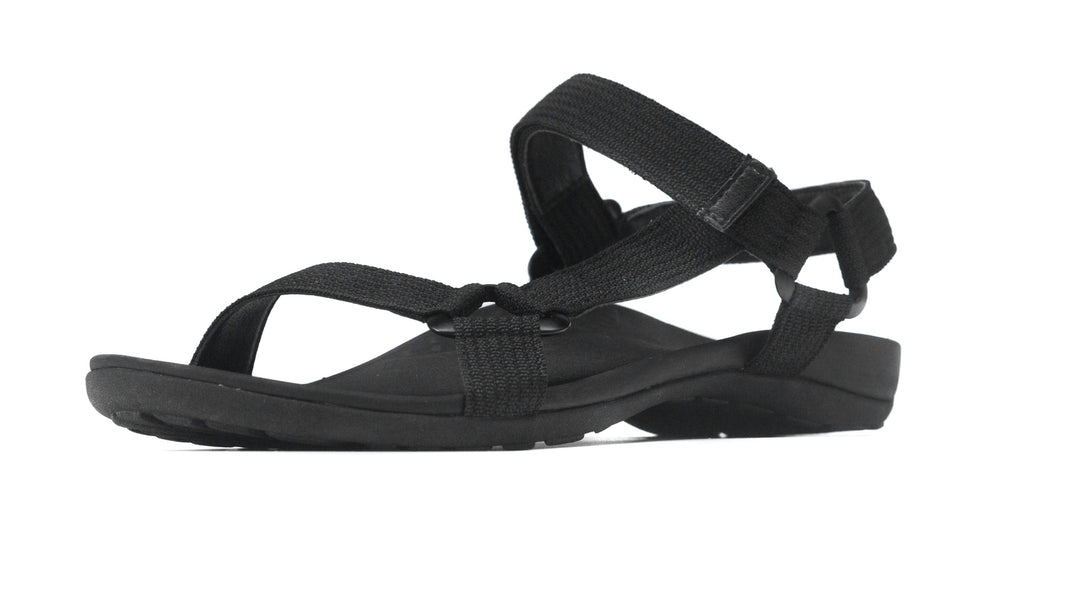 ARCHLINE Unisex Viva Orthotic Sandals Foot Pain Relief w Strap Shoes - Black - EUR 46 (Mens UK13/Ladies US15)