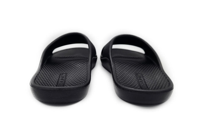 Archline Rebound Orthotic Slides Flip Flop Thongs Slip On Arch Support - Black - Euro 37