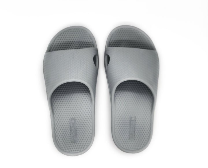 Archline Rebound Orthotic Slides Flip Flop Thongs Slip On Arch Support - Stone Grey - Euro 40