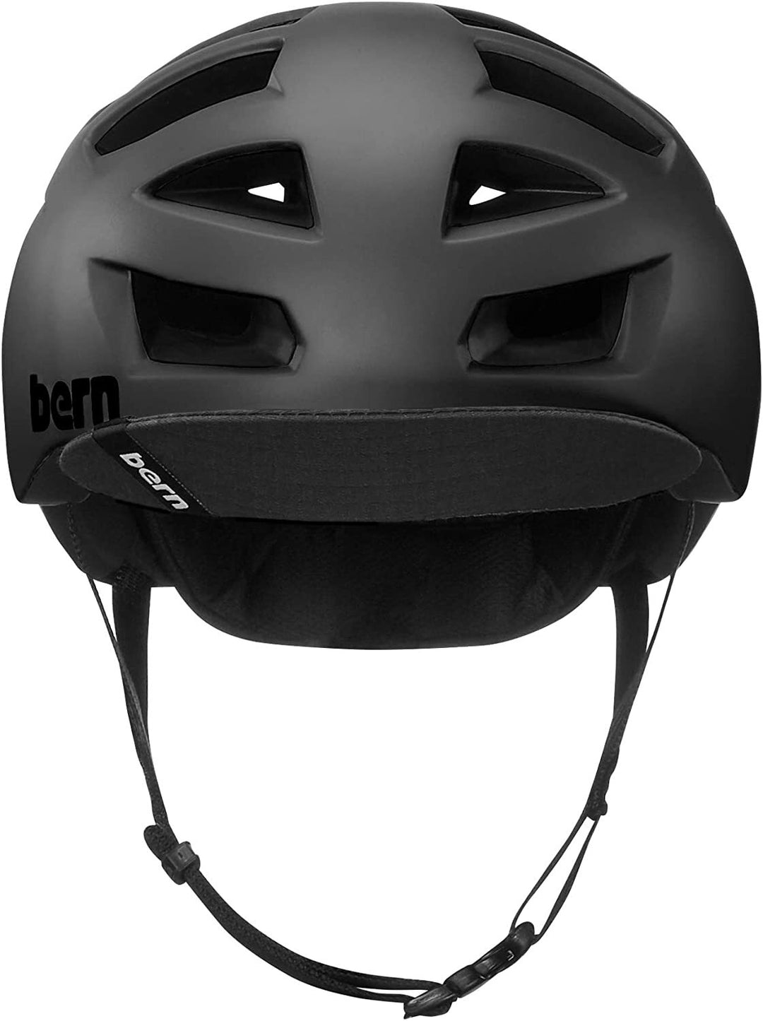 Bern Mens Allston Cycling Bike Helmet w/ Flip Visor - Matte Black - 2XL/3XL