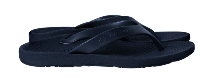 ARCHLINE Flip Flops Orthotic Thongs Arch Support Shoes Footwear - Navy - EUR 39