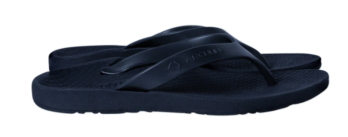 ARCHLINE Flip Flops Orthotic Thongs Arch Support Shoes Footwear - Navy - EUR 41