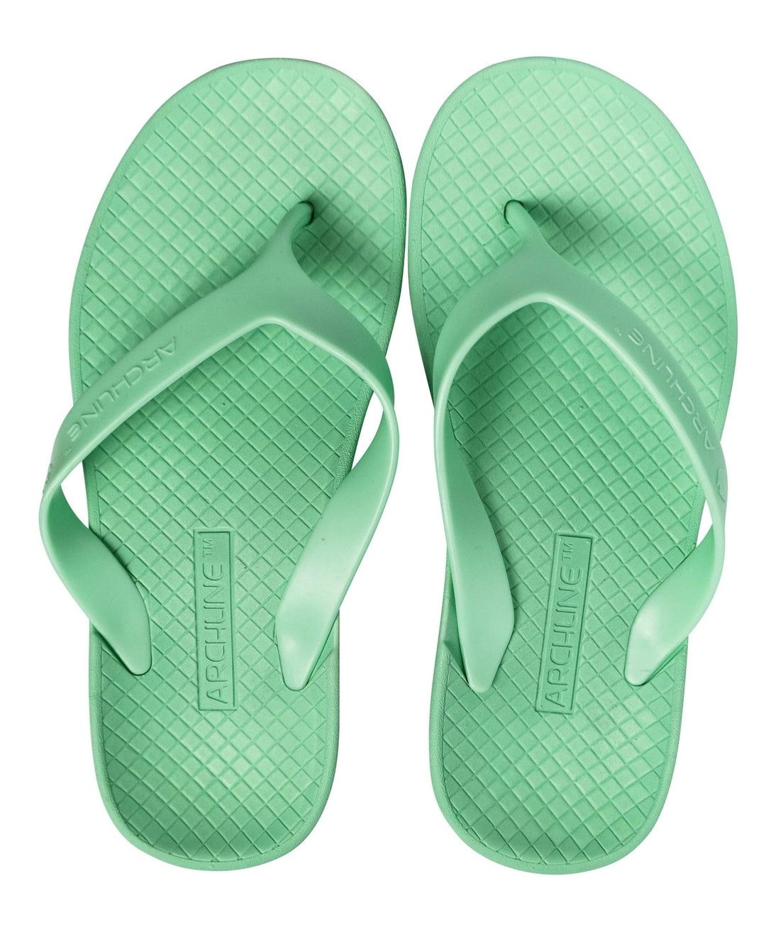 ARCHLINE Orthotic Thongs Arch Support Shoes Footwear Flip Flops - Dew Green - EUR 35