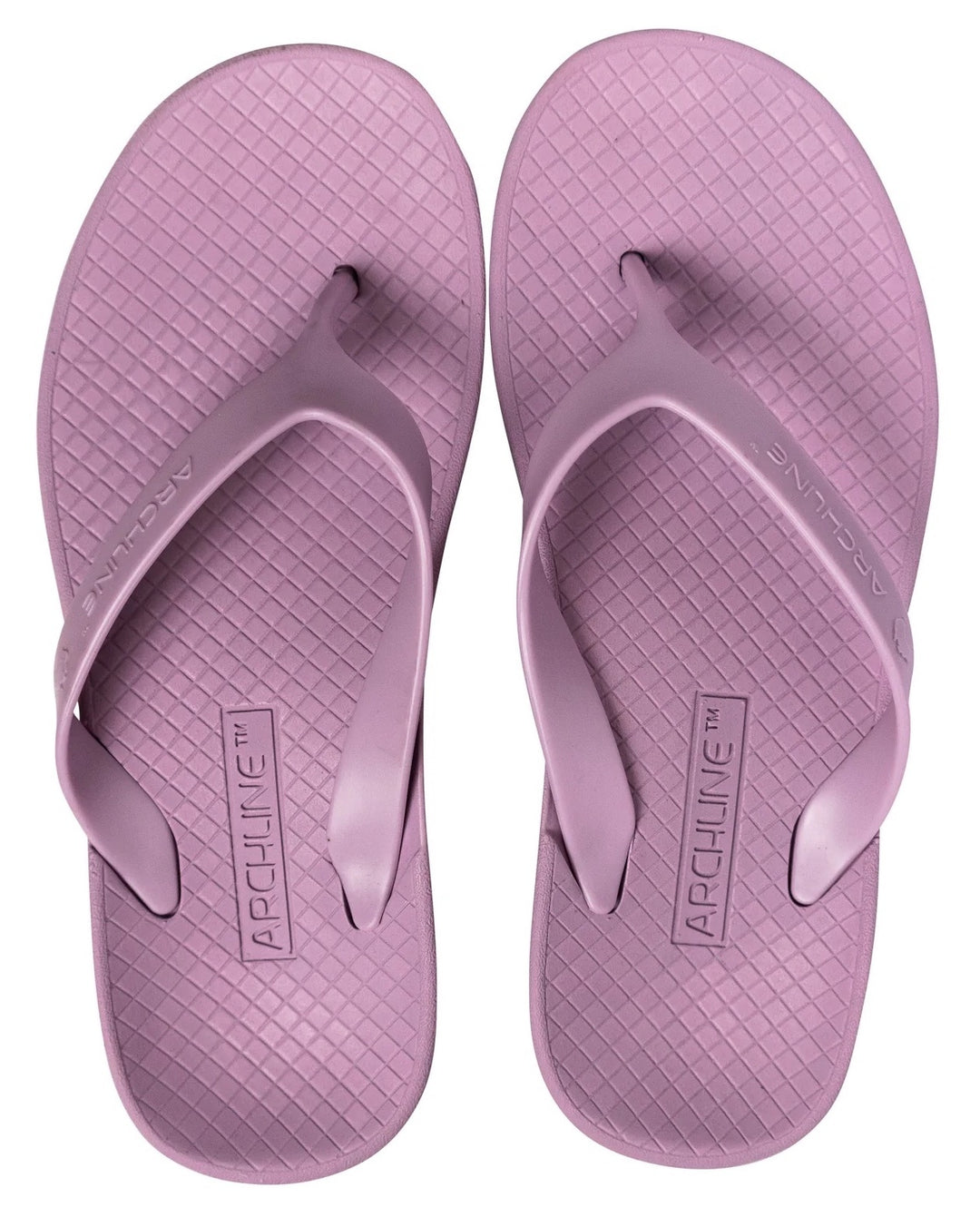 ARCHLINE Orthotic Flip Flops Thongs Arch Support Shoes Footwear - Lilac Purple - EUR 37