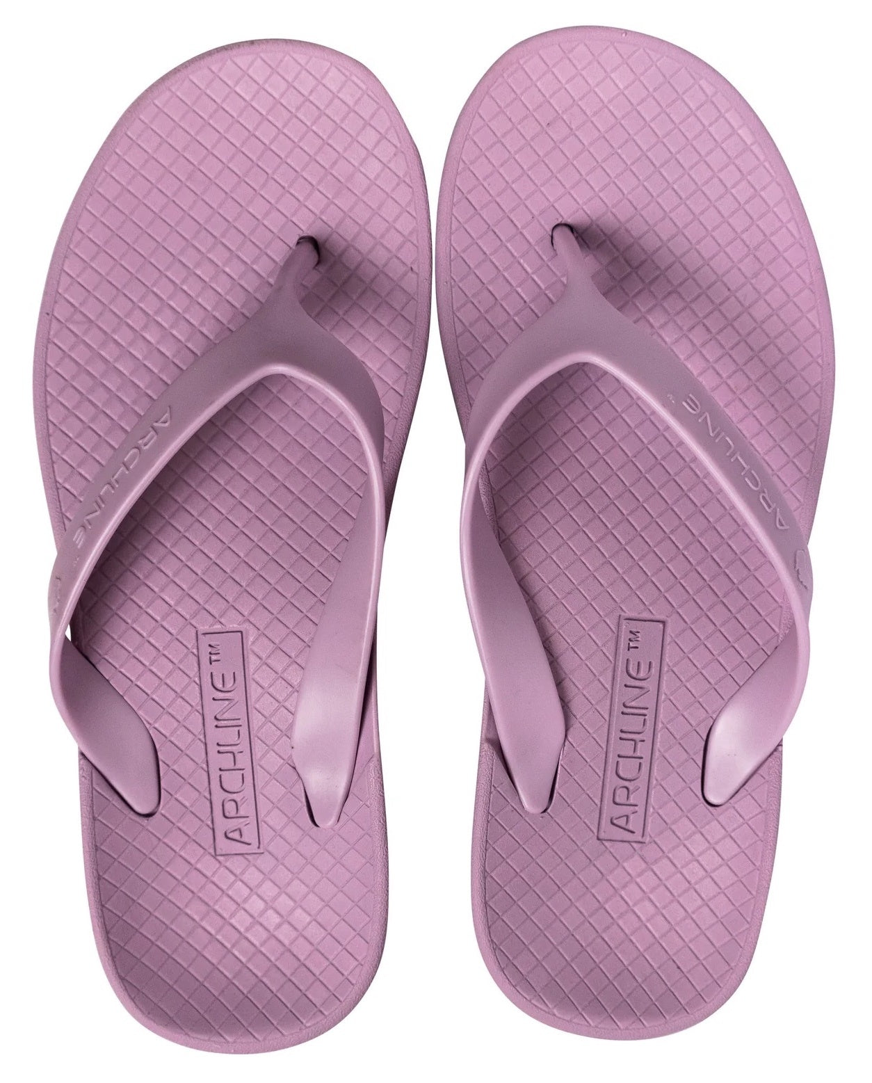 ARCHLINE Orthotic Flip Flops Thongs Arch Support Shoes Footwear - Lilac Purple - EUR 41