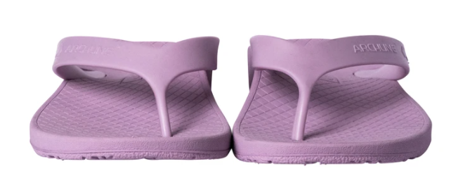 ARCHLINE Orthotic Flip Flops Thongs Arch Support Shoes Footwear - Lilac Purple - EUR 41