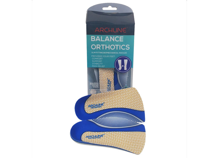 ARCHLINE 3/4 Slim Orthotics Plantar Fasciitis Insoles Balance Support Relief - EUR 36