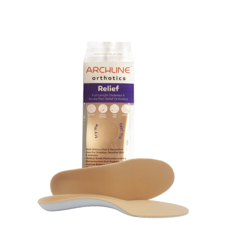 ARCHLINE Insoles Orthotics Full Length Arch Support Diabetics Plantar Fasciitis  - EUR 36