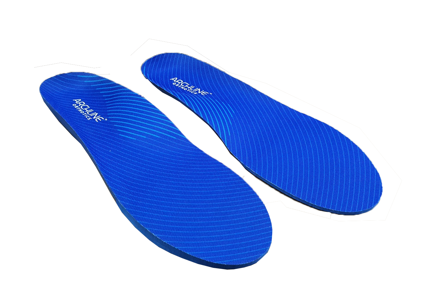 Archline Supination Orthotic Insoles - Full Length (Unisex) Plantar Fasciitis High Arch - Euro 41