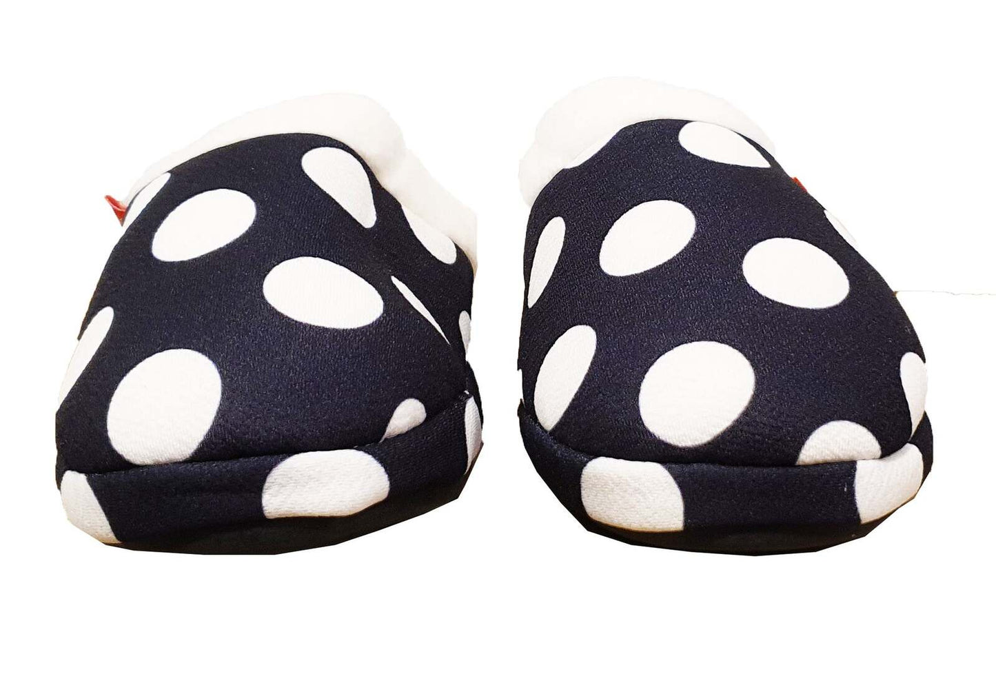 ARCHLINE Orthotic Slippers Slip On Arch Scuffs Pain Relief Moccasins - Polka Dots - EU 37