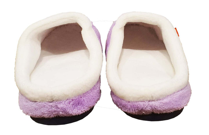 ARCHLINE Orthotic Slippers Slip On Arch Scuffs Pain Relief Moccasins - Lilac - EU 41