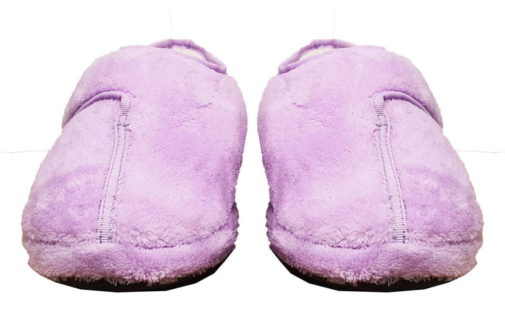 ARCHLINE Orthotic Plus Slippers Closed Scuffs Pain Relief Moccasins - Lilac - EU 35