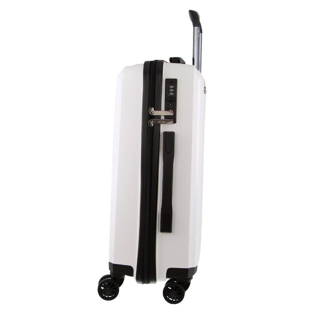 Pierre Cardin Inspired Milleni Hardshell 3-Piece Luggage Bag Set Travel Suitcase - White