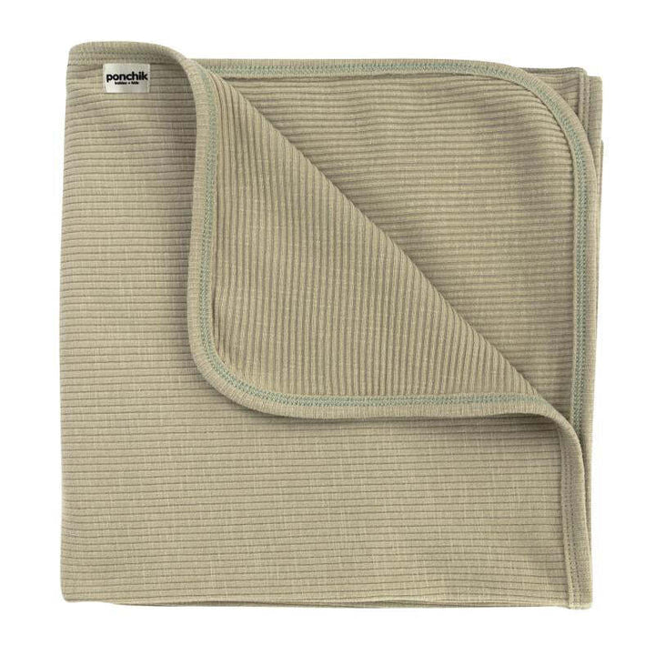 Ponchik Babies + Kids - Ribbed Swaddle Jersey Wrap - Pistachio