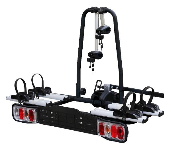 Bicycle E Bike Car Rack - Tow Ball - 2 Bike - With Lights