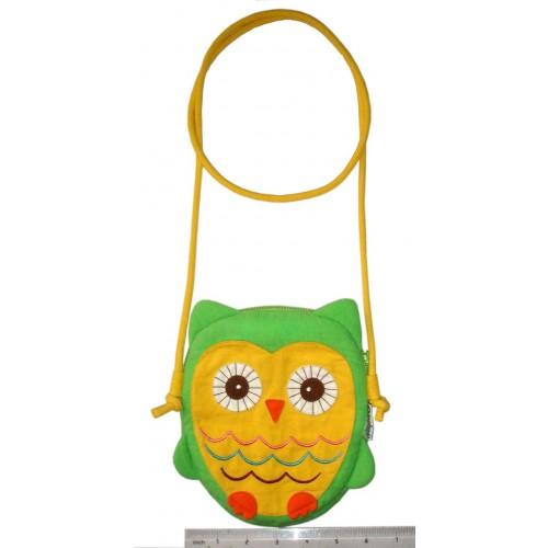 Hootie Owl Hand Bag Light Green