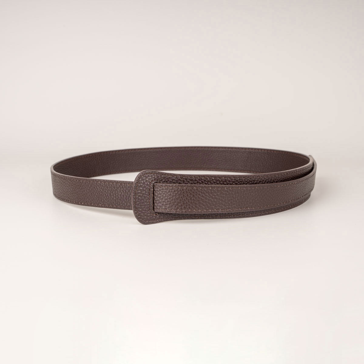 Peroz Ida Women's Brown Leather Knot Belt