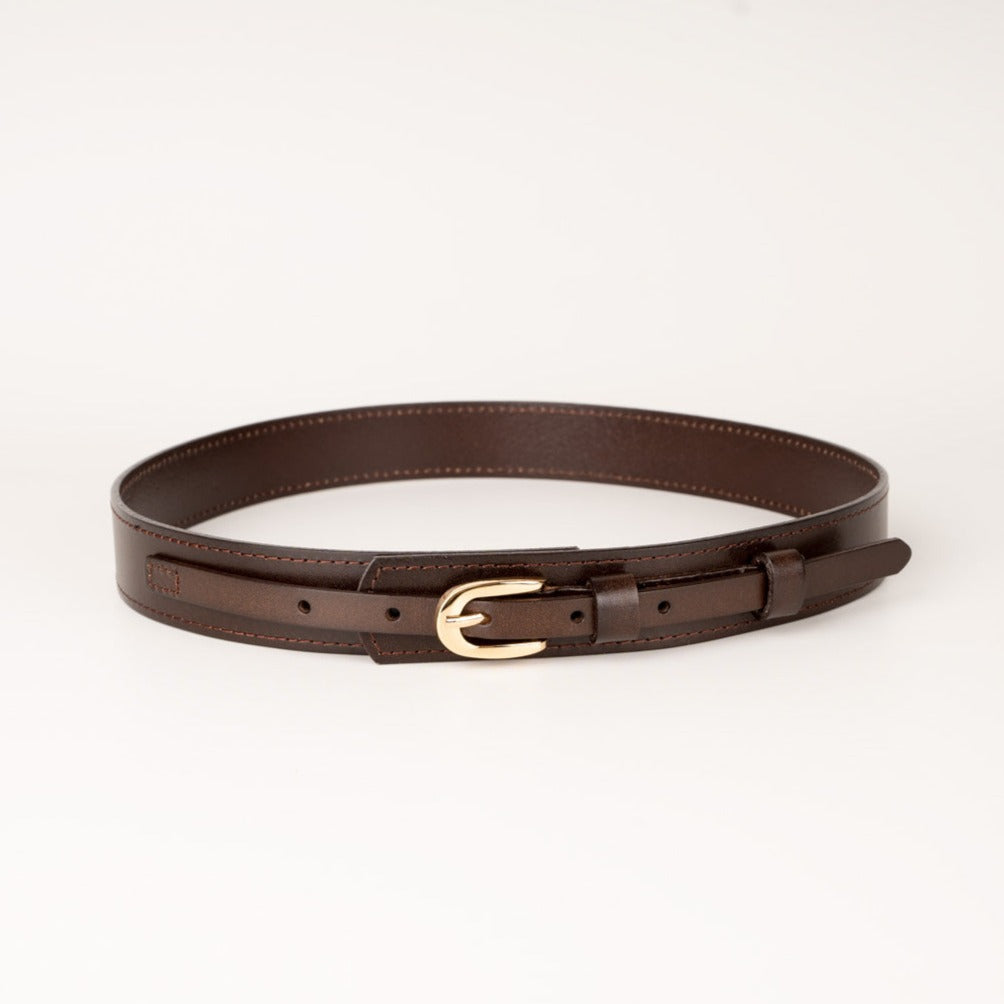 Peroz Arcangela Women's Dark Brown Waist Belt