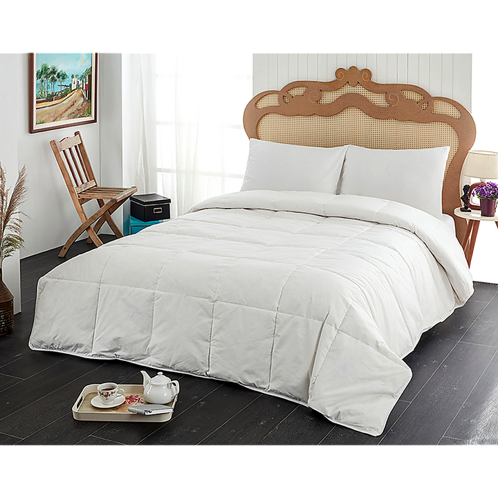 100% White Goose Feather Duvet / Quilt - DOUBLE