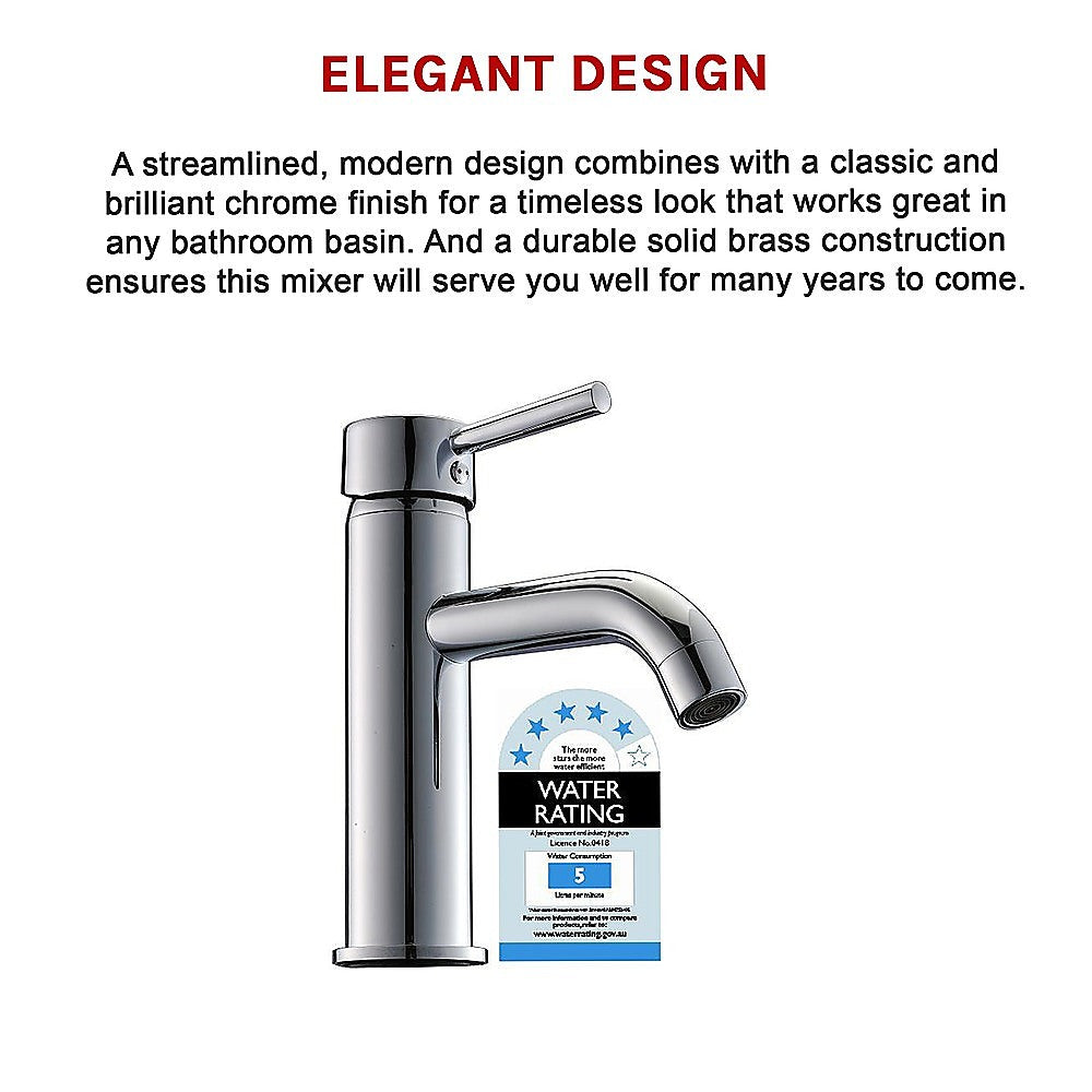 Basin Mixer Tap Faucet -Kitchen Laundry Bathroom Sink