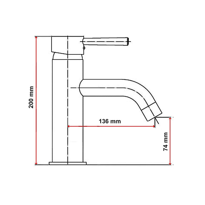 Basin Mixer Tap Faucet -Kitchen Laundry Bathroom Sink