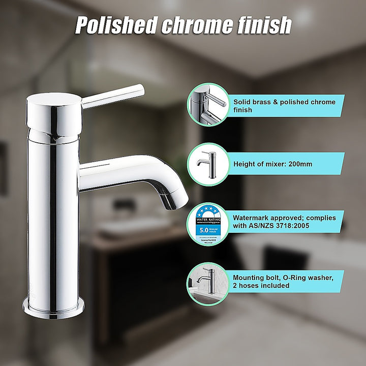 Basin Mixer Tap Faucet -Kitchen Laundry Bathroom Sink