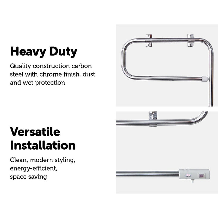 Electric Heated Bathroom Towel Rack -80w